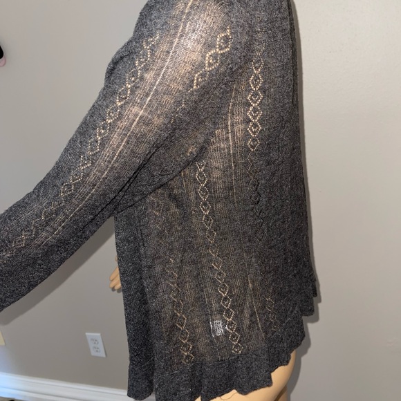 Lovely grey lightweight sweater. Banana Republic. Alpaca/nylon/wool. Size L - Picture 4 of 9